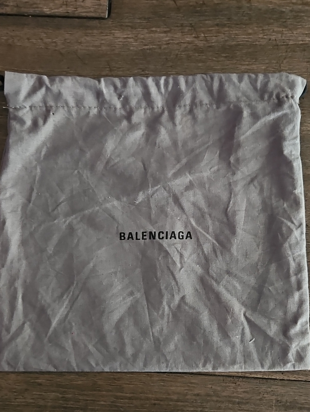 Balenciaga Light Gray Drawstring Dust Bag